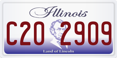 IL license plate C202909