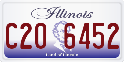 IL license plate C206452