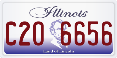 IL license plate C206656