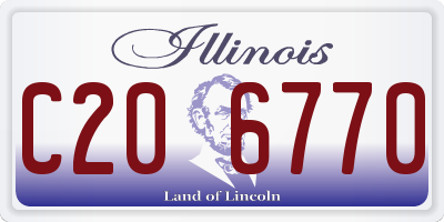 IL license plate C206770