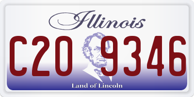 IL license plate C209346