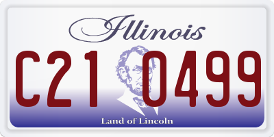 IL license plate C210499