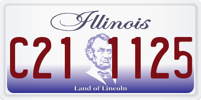 IL license plate C211125