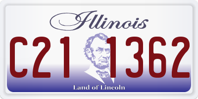 IL license plate C211362