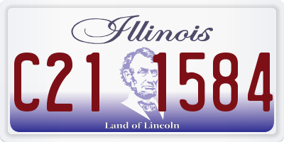 IL license plate C211584
