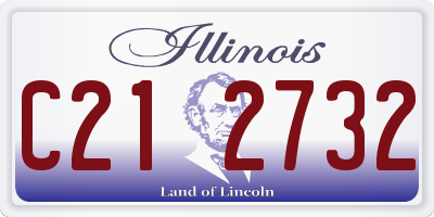 IL license plate C212732