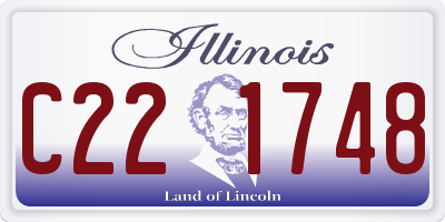 IL license plate C221748