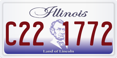 IL license plate C221772