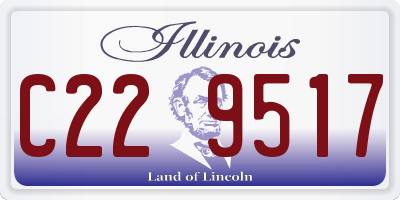 IL license plate C229517