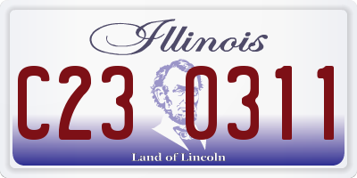 IL license plate C230311