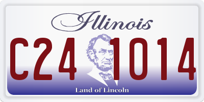 IL license plate C241014