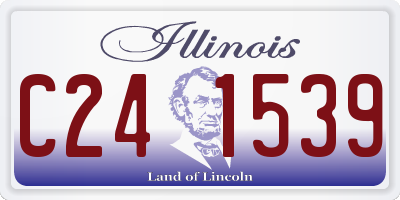 IL license plate C241539