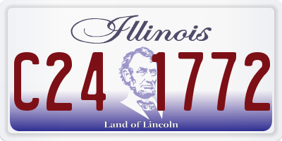 IL license plate C241772