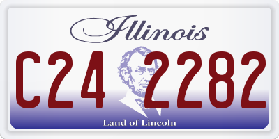 IL license plate C242282