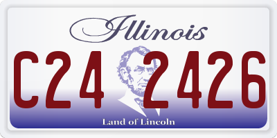 IL license plate C242426