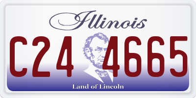 IL license plate C244665