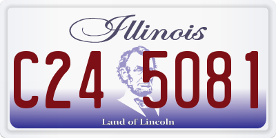 IL license plate C245081