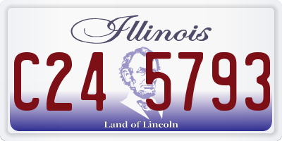 IL license plate C245793