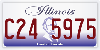 IL license plate C245975