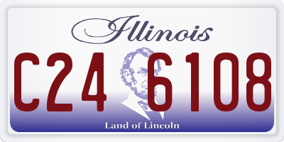 IL license plate C246108