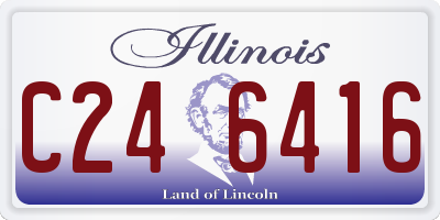 IL license plate C246416