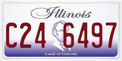 IL license plate C246497