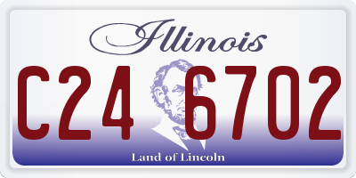 IL license plate C246702