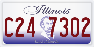 IL license plate C247302