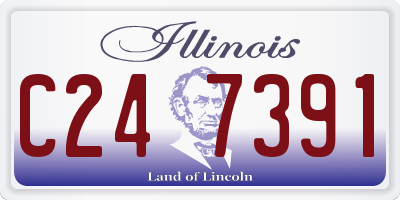 IL license plate C247391