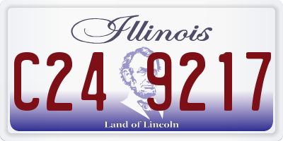IL license plate C249217