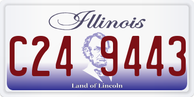 IL license plate C249443
