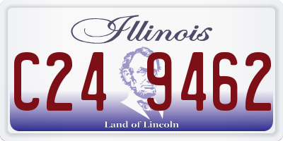 IL license plate C249462