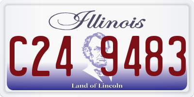 IL license plate C249483