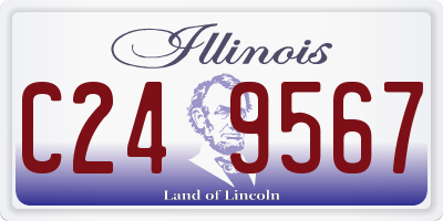 IL license plate C249567