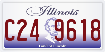 IL license plate C249618