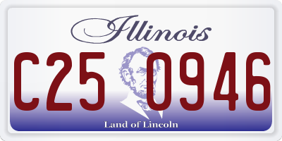 IL license plate C250946