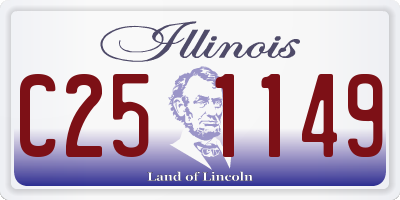 IL license plate C251149