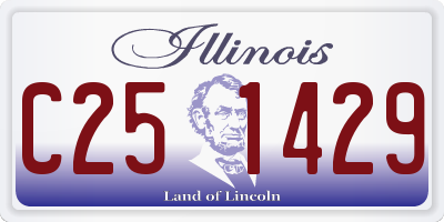 IL license plate C251429