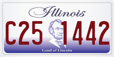 IL license plate C251442
