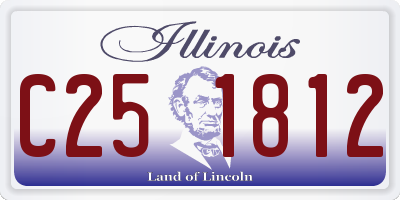 IL license plate C251812