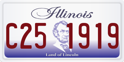 IL license plate C251919