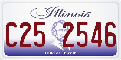 IL license plate C252546