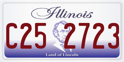 IL license plate C252723