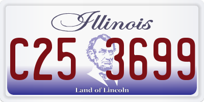 IL license plate C253699