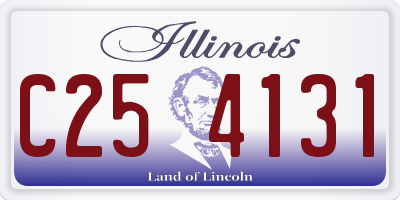 IL license plate C254131
