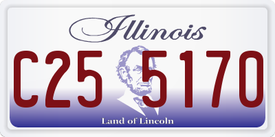 IL license plate C255170