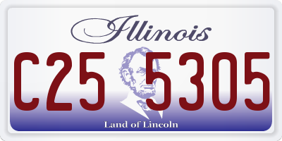 IL license plate C255305