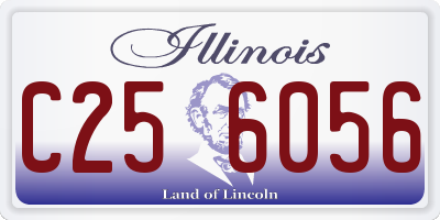 IL license plate C256056