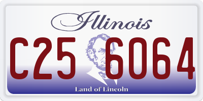 IL license plate C256064