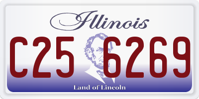 IL license plate C256269